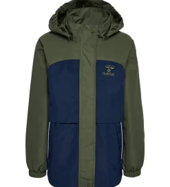 Hummel Skaljakke - hmlMonsun Tex - Olive Night