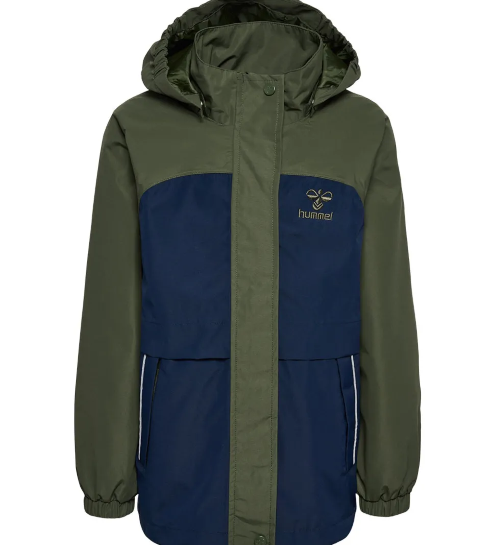 Hummel Skaljakke - hmlMonsun Tex - Olive Night