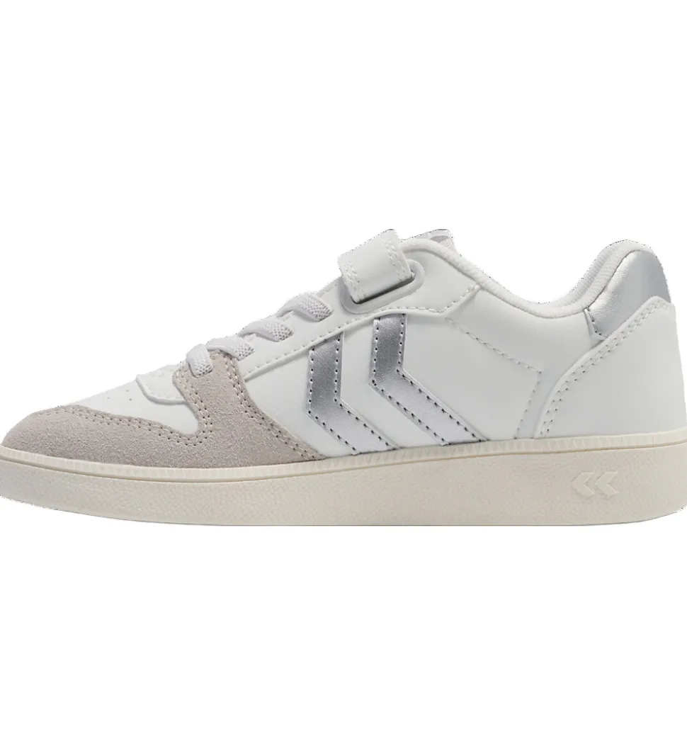 Hummel Sko - Handball Perfekt SP JR - Hvid/Sølv