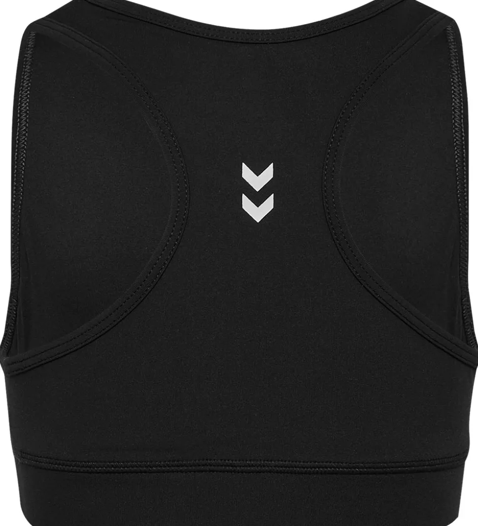 Hummel Sportstop - HmlJr Pulse - Sort m. Logo