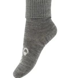 Hummel Strømper - HmlMini - 2-pak - Uld - Dress Blues/ Grey Mela