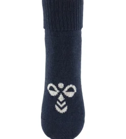 Hummel Strømper - HmlMini - 2-pak - Uld - Dress Blues/ Grey Mela