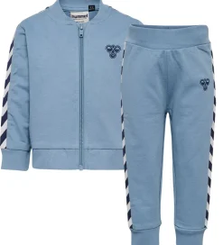 Hummel Sweatsæt - hmlMini - Faded Denim