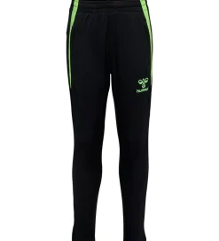 Hummel Træningsbukser - hmlLead - Black/Green Gecko