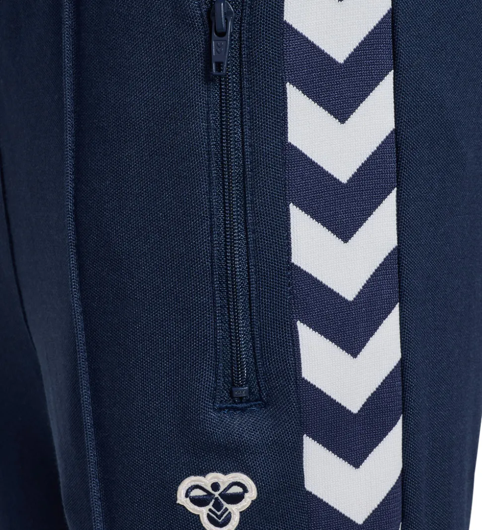Hummel Træningsbukser - hmlJR Archive - Dress Blues m. Logo