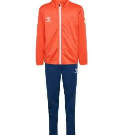 Hummel Træningssæt - HmlLogo - Nasturtium/Dark Denim