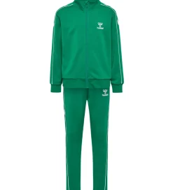 Hummel Træningssæt - hmlTrack - Pepper Green m. Logo