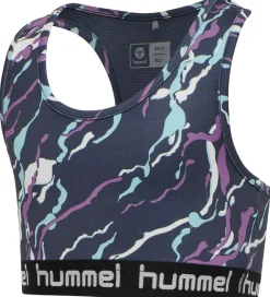 Hummel Træningstop - hmlMimmi - Mørkegrå m. mønster