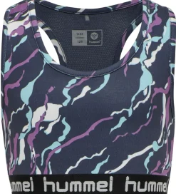 Hummel Træningstop - hmlMimmi - Mørkegrå m. mønster