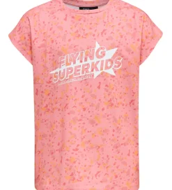 Hummel T-Shirt - HmlFlying Diez - Rosa/Hvid