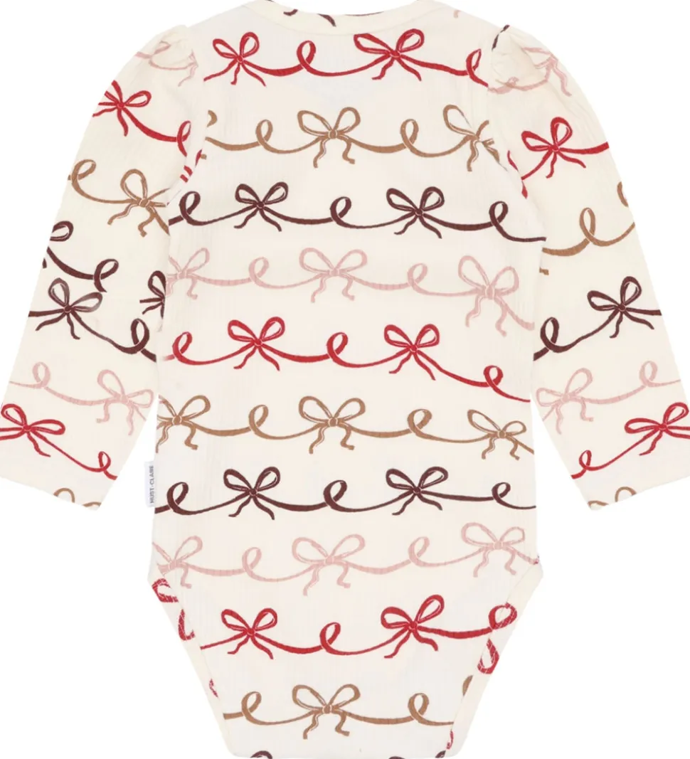 Hust and Claire Body l/æ - Rib - HCBritt - Sugar m. Sløjfer