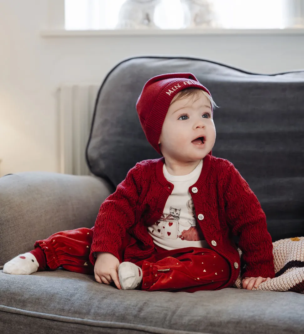 Hust and Claire Cardigan - Strik - HCCilja - Teaberry m. Hulmøns