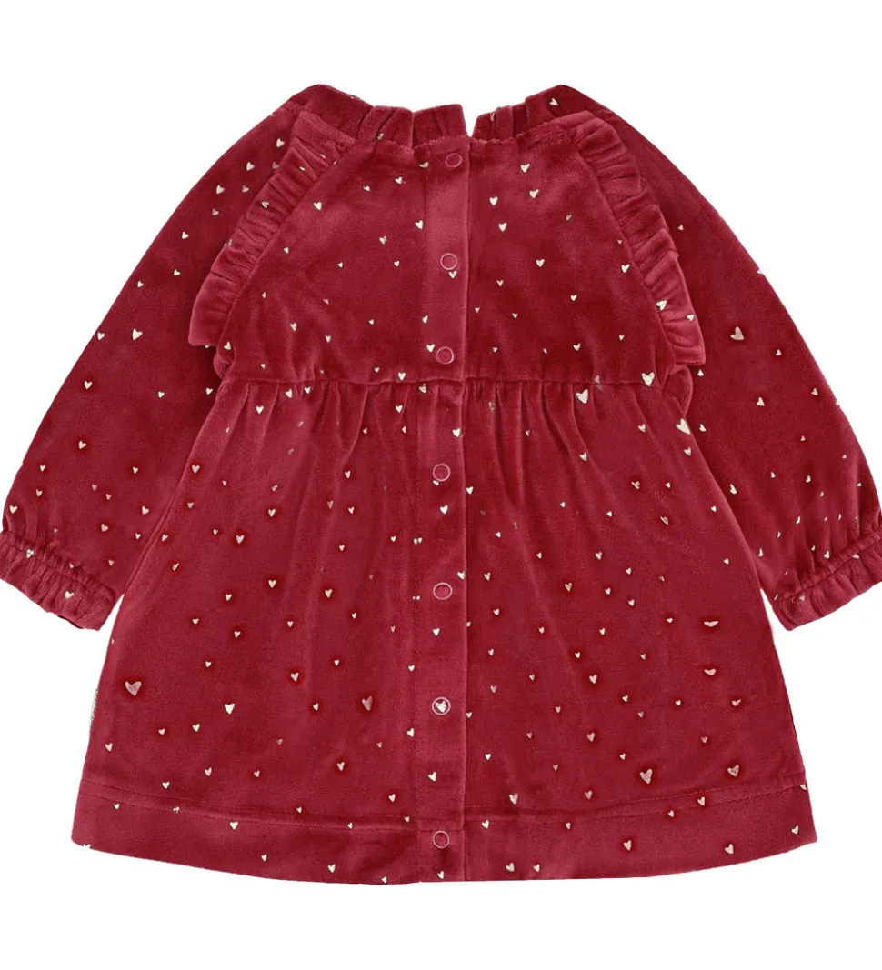 Hust and Claire Kjole - Velour - HCKis - Teaberry m. Guld