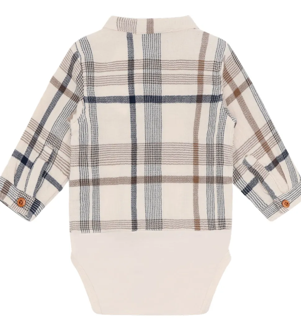 Hust and Claire Skjortebody l/æ - HCBertil - Kit m. Tern