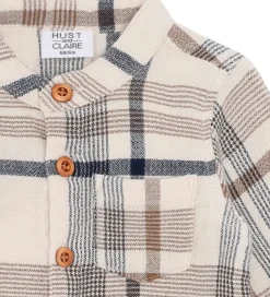 Hust and Claire Skjortebody l/æ - HCBertil - Kit m. Tern