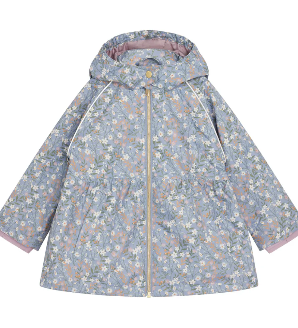 Hust and Claire Sommerjakke - HCObia - Blue Flint m. Blomster