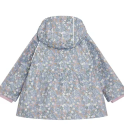Hust and Claire Sommerjakke - HCObia - Blue Flint m. Blomster