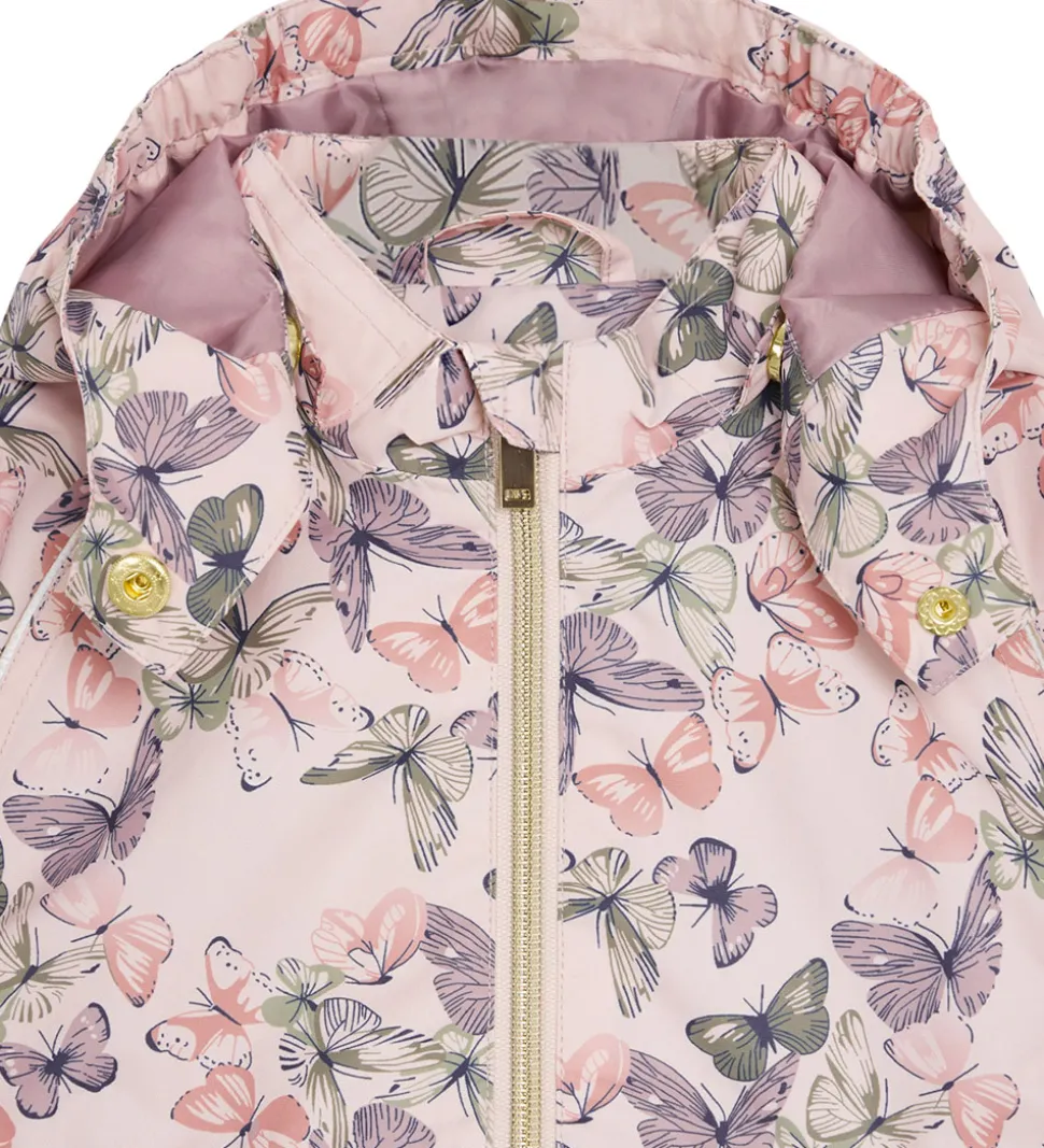 Hust and Claire Sommerjakke - HCObia - Peach Dust m. Sommerfugle