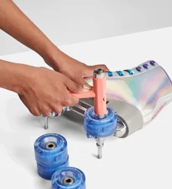 Impala Hjul - 4-pak - 62 mm - Blå m. Lys