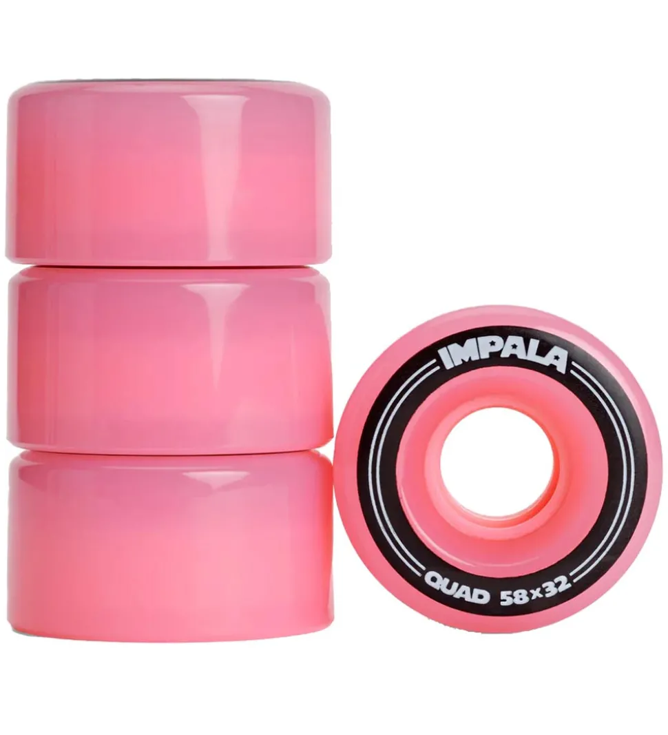 Impala Hjul - 4-pak - 58 mm - Pink