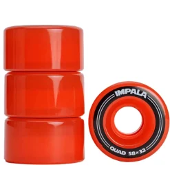 Impala Hjul - 4-pak - 58 mm - Rød