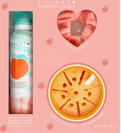 Inuwet Gavesæt - Badeskum/Badesvamp/Scrunchie - Peach