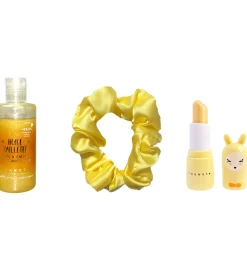 Inuwet Gavesæt - Læbepomade/Glitterolie/Scrunchie - Monoi/Pineap