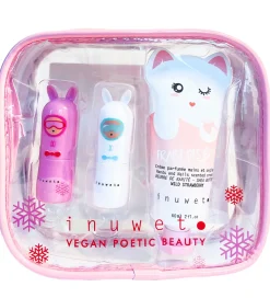 Inuwet Gavesæt - Læbepomader/Håndcreme - Cotton Candy/Cupcake