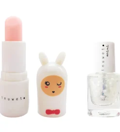 Inuwet Læbepomade/Neglelak - Cotton Candy/Stars - Hvid