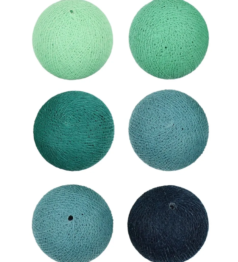 Iris Lights Lyskæde - 290 cm - 20 Lys - Cool Mint