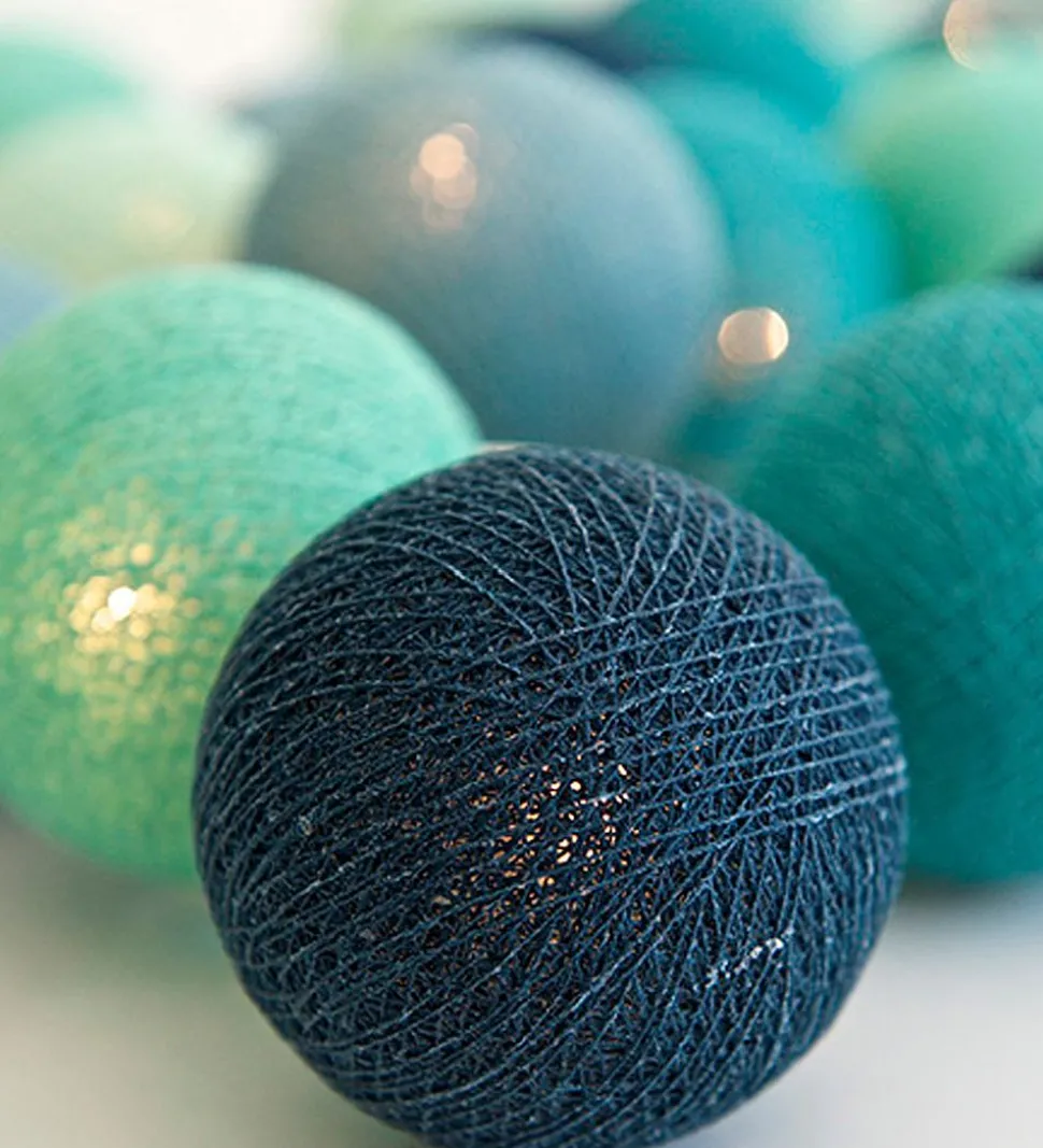 Iris Lights Lyskæde - 290 cm - 20 Lys - Cool Mint