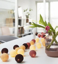 Iris Lights Lyskæde - 390 cm - 35 Lys - Dusty Pink