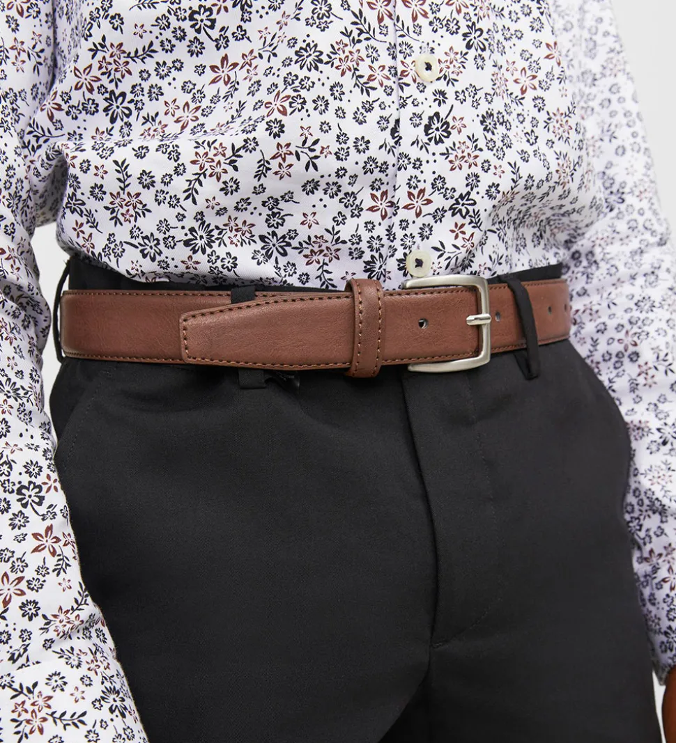 Jack & Jones Bælte - Noos - JacAnton - Cognac