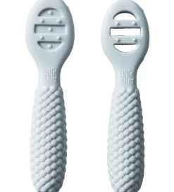 Jack o Juno Babyskeer - Silikone - 2-pak - Bubble - Glacier Grey