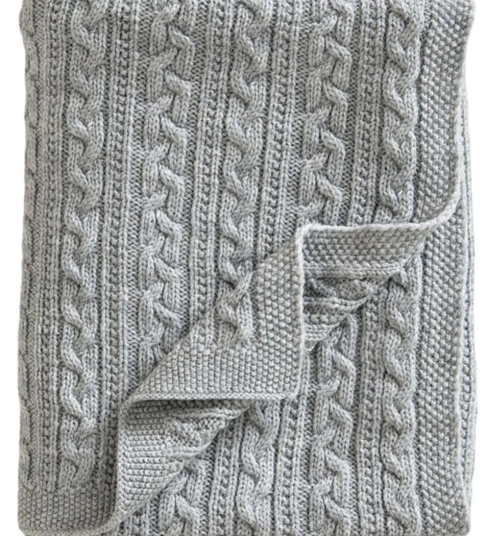 Jack o Juno Tæppe - 80x100 cm - Uld - Light Grey