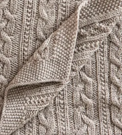 Jack o Juno Tæppe - 80x100 cm - Uld - Oatmeal