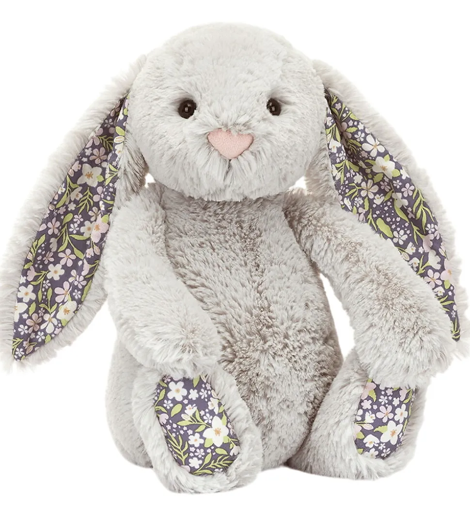 Jellycat Bamse - 12x31 cm - Blossom Silver Bunny 'Bloom' Origina