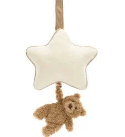 Jellycat Musikuro m. Stjerne - Bartholomew Bear