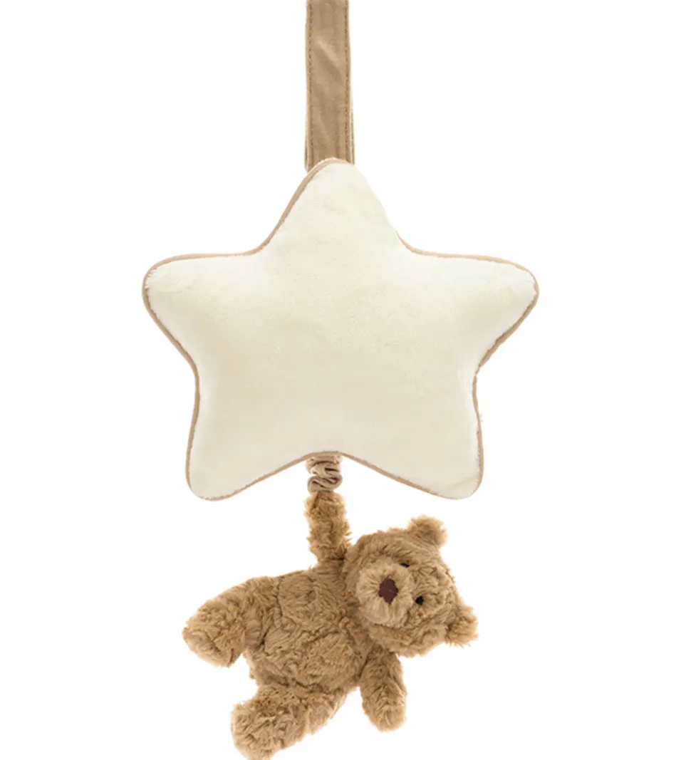 Jellycat Musikuro m. Stjerne - Bartholomew Bear