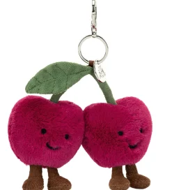 Jellycat Nøglering - 16x13 cm - Amuseables Cherries Bag charms