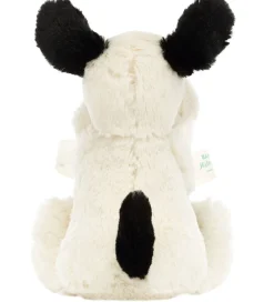 Jellycat Nusseklud - 34x34 cm - Bashful Black & Cream Puppy