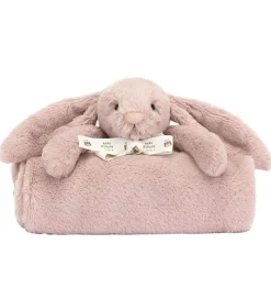 Jellycat Tæppe - 70x56 cm - Bashful Luxe Bunny Rosa Blankie