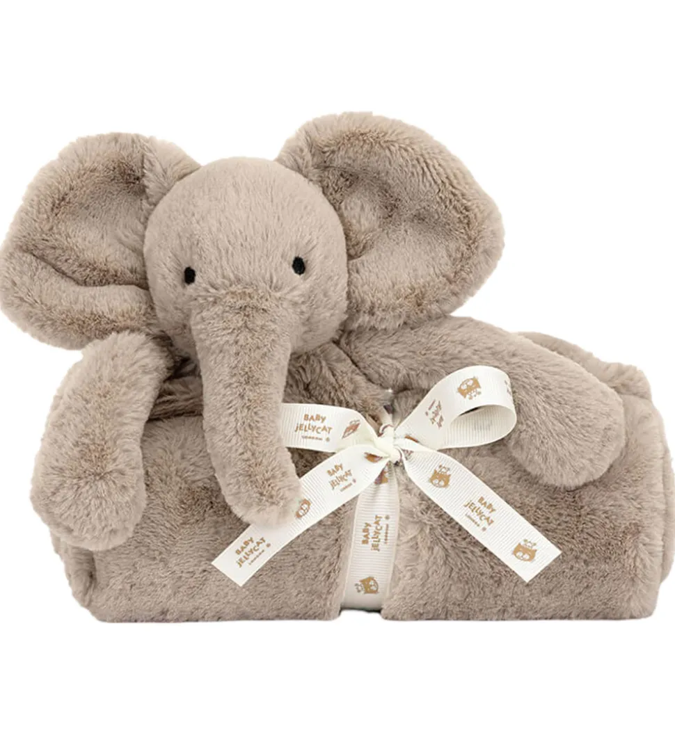 Jellycat Tæppe - 70x56 cm - Smudge Elephant Blankie