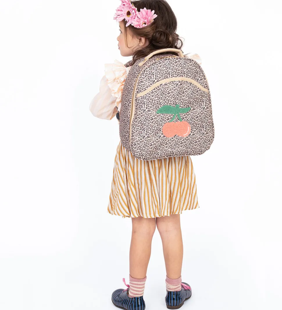 Jeune Premier Børnehavetaske - Ralphie - 10L - Leopard Cherry