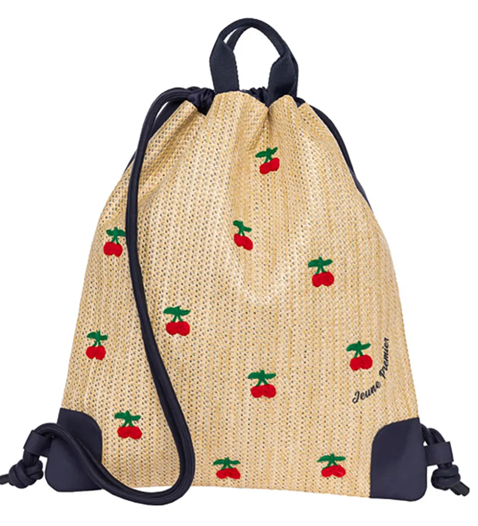 Jeune Premier Gymnastikpose - City Bag - Raffia Cherry