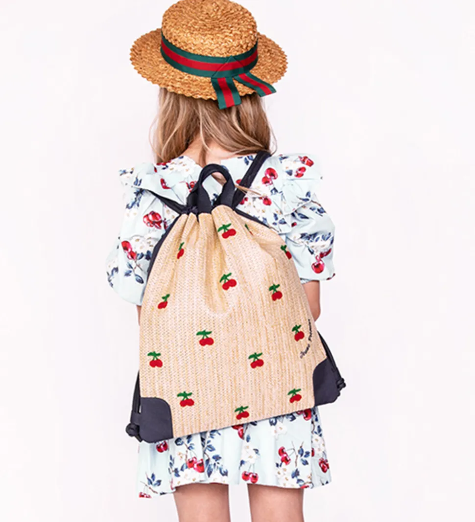 Jeune Premier Gymnastikpose - City Bag - Raffia Cherry