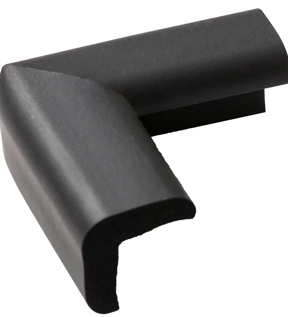 Jippies Hjørnebeskyttere - Skum - 4 stk. - Sort