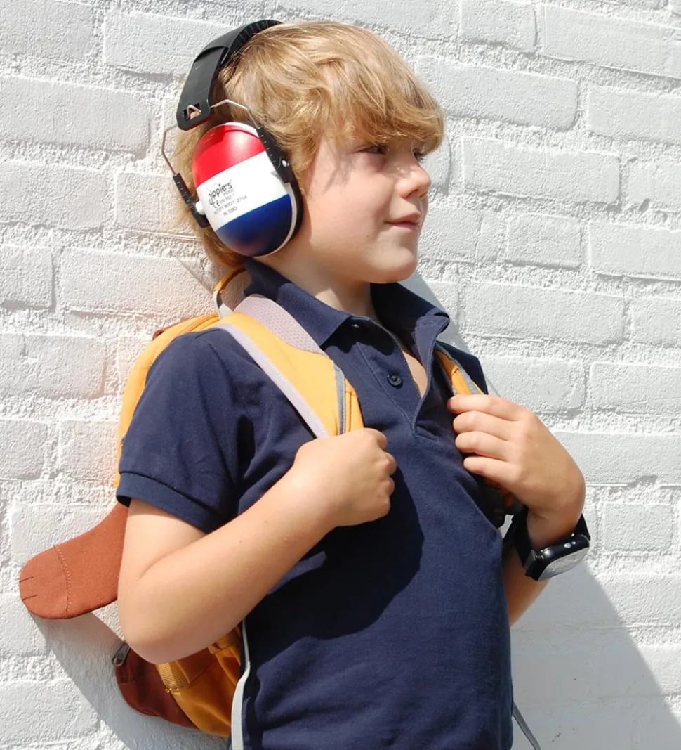 Jippies Høreværn - Rød/Hvid/Blå