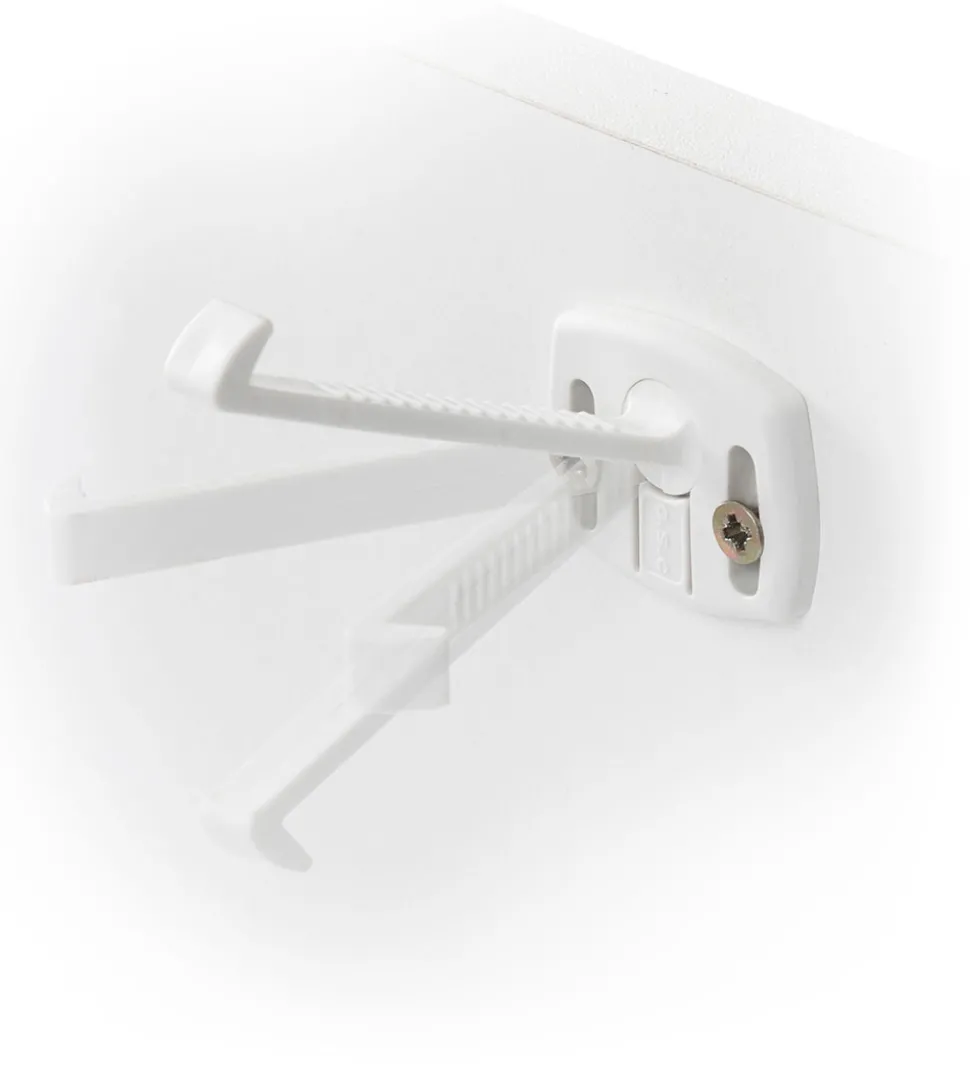 Jippies Skuffelås - 4 stk. - Hvid