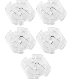 Jippies Stikkontakt-sikringer - Drejelig - 5 stk. - Transparent